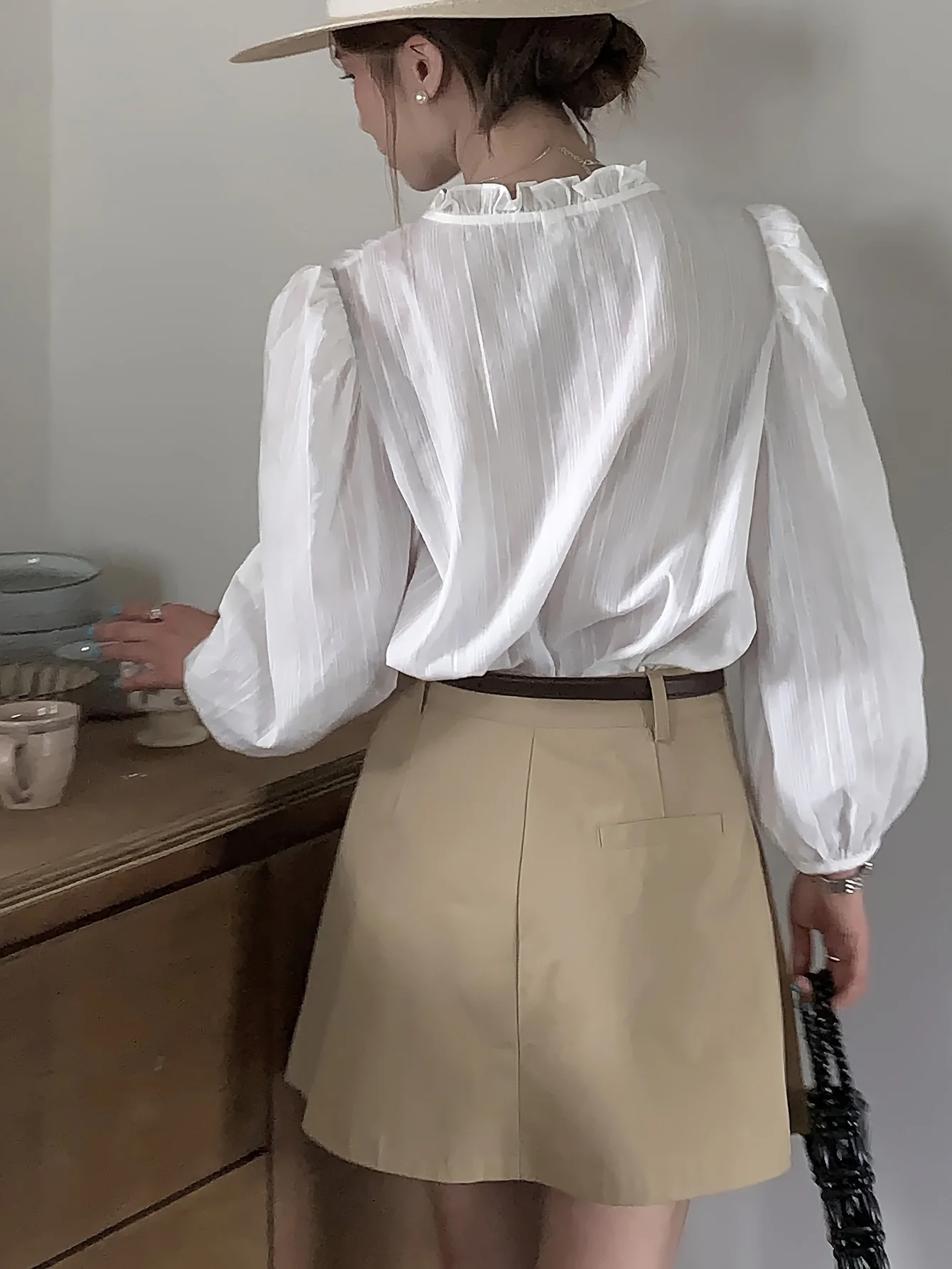 女性の長袖フルボタンダウンシャツ,新しい秋のコレクション