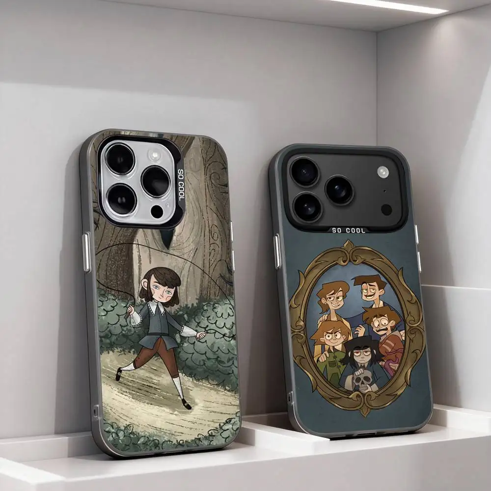 

2025 H-Haunted Hotel Phone Case For iPhone 17,16,15,14,13,12,11,Pro,XS,Max,Plus,Mini,SE4,E Black Matte Shockproof Cover