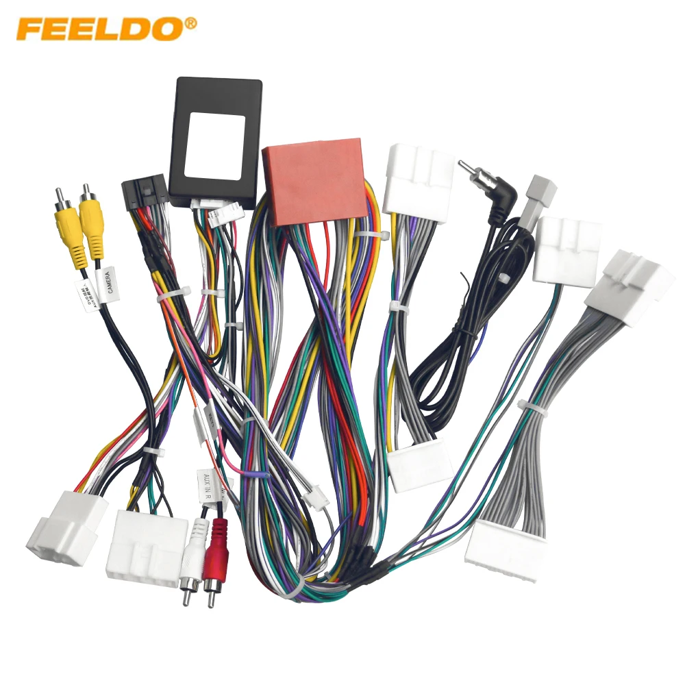 

Автомобильный аудио 16-контактный жгут проводов, кабель для Mazda Atenza/CX-4 (17-19) Axela/CX-5 (14-16), адаптер для стереоустановки