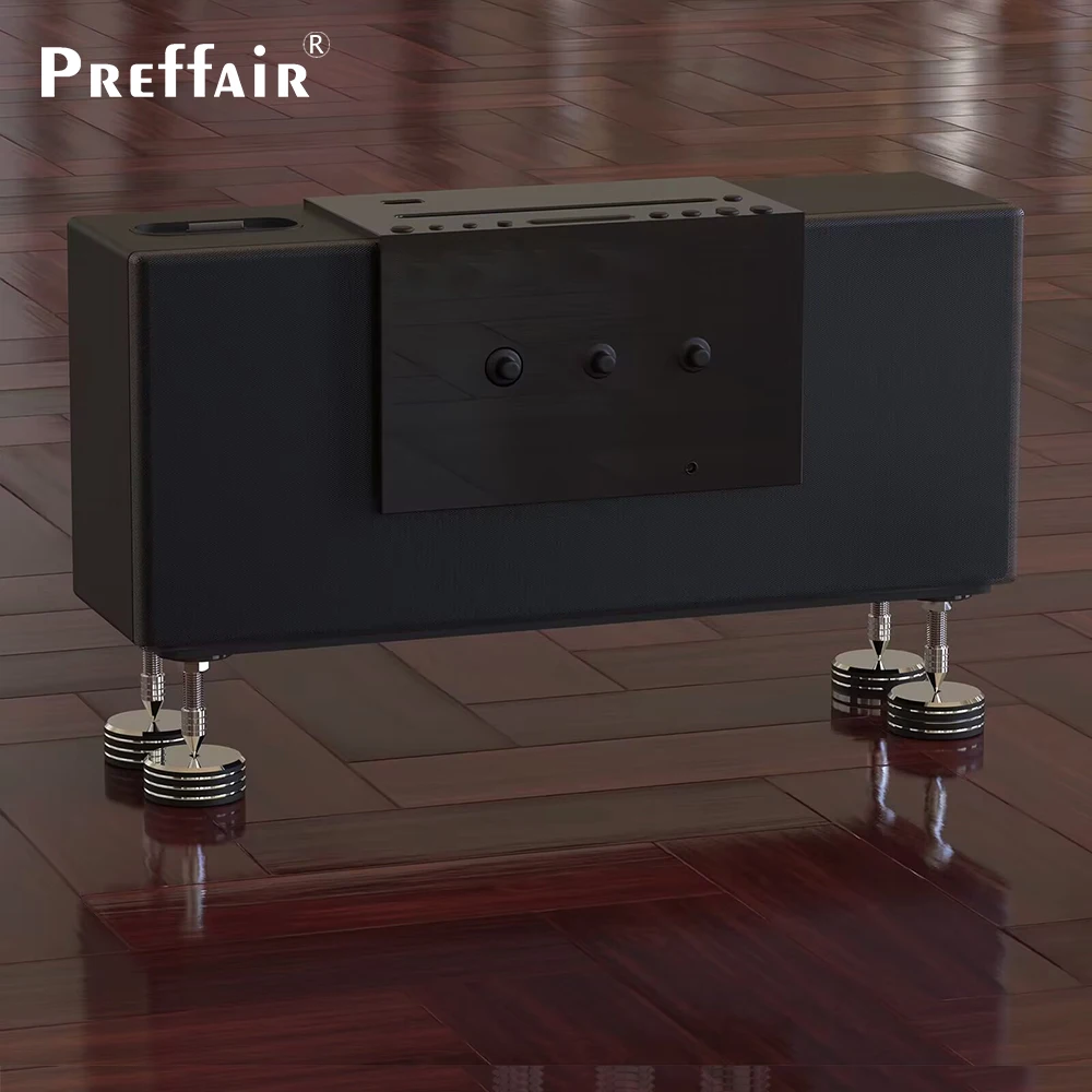 Preffair M6 M8 M10 Edelstahl-Lautsprecher mit Gewindespikes, Hifi-Audio-Subwoofer, Isolationsständer, Fußkegel, höhenverstellbar – Detail 9