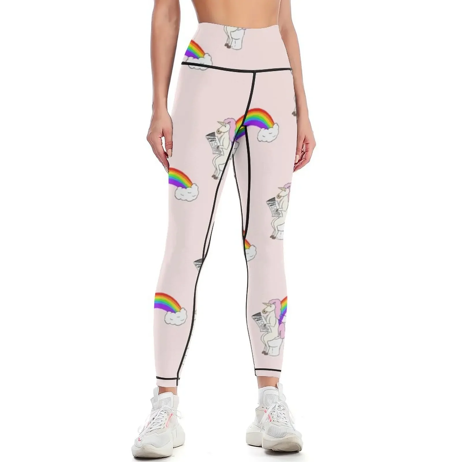 Unicorns Poop Rainbows Leggings Women's trousers Women's sports legging gym sport legging Womens Leggings