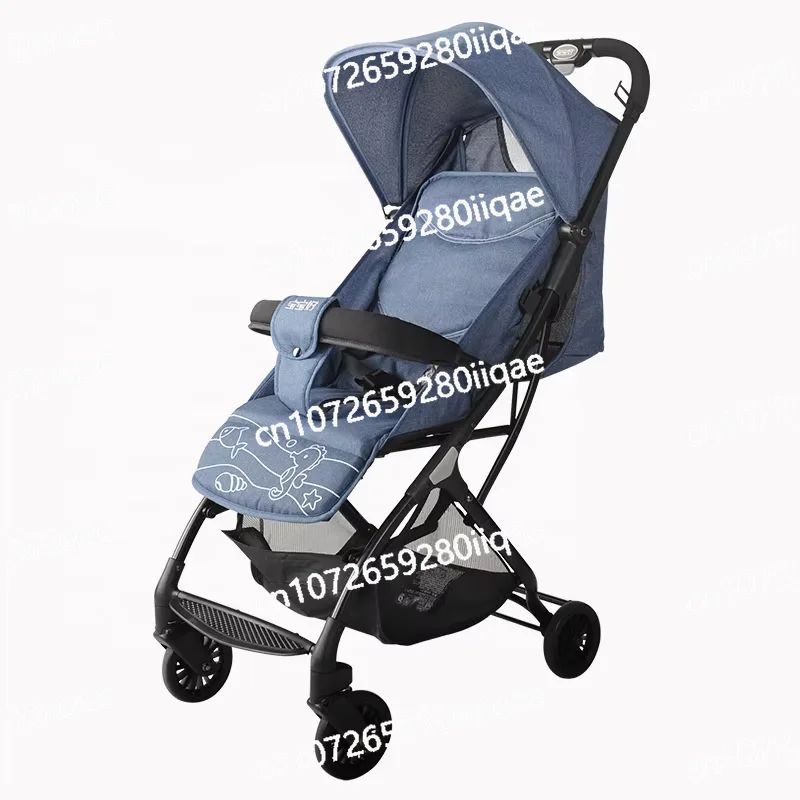 4 in 1 Seated Armchair Children's Stroller Ultra Light Portable S1 Foldable Children's Umbrella Cart