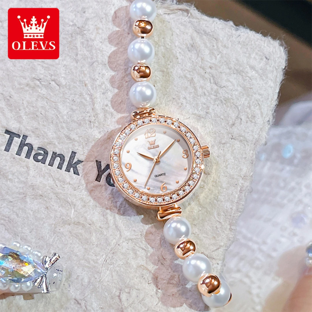 

OLEVS 5640, кварцевые модные часы, подарочные наручные часы с круглым циферблатом и ремешком из нержавеющей стали