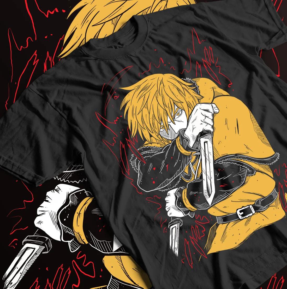 

Vinland Saga T-Shirt Thorfinn Vinland Askeladd Gift Exclusive Shirt All Size