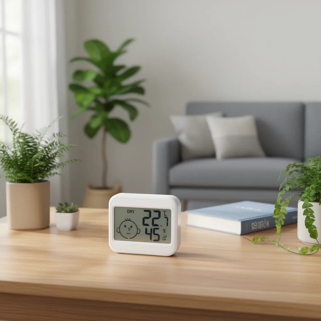 LED Thermometer Thermo-Hygrometer Multifunction Electronic Clock Temperature Humidity Meter Weather Station for Home With Alarm