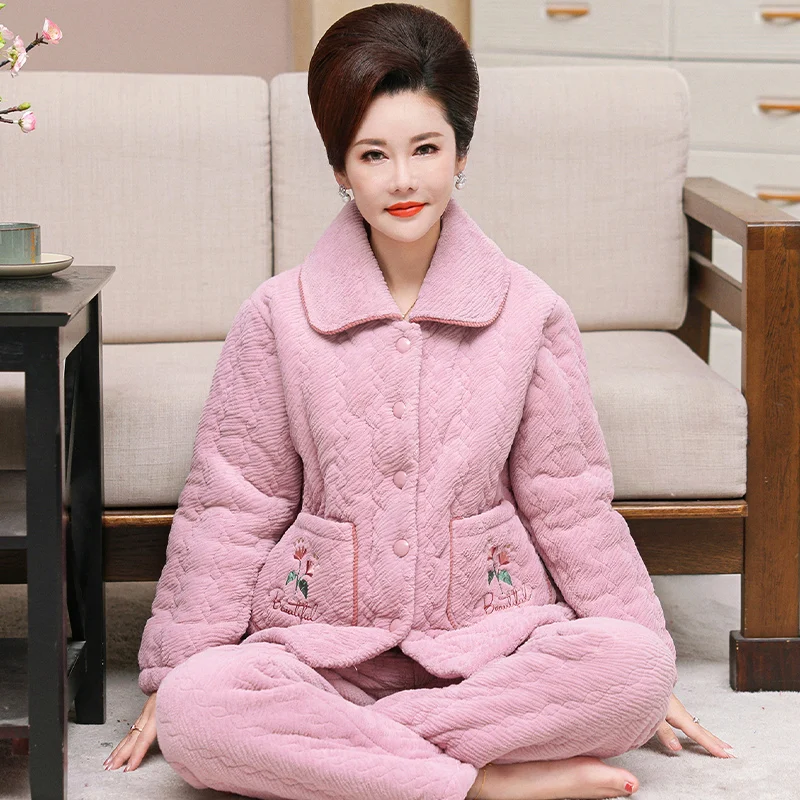 woman-coral-fleece-3-quilted-pajamas-sets-thick-3-layers-pyjamas-autumn-winter-women-flower-pajama-sets-long-sleev