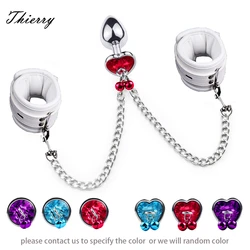 Thierry Wrist to Anal Plug Bondage Kit Handcuffs Connect with Butt Plug Adult Games SM Sex Toys for Women Men Fetish Sex Product