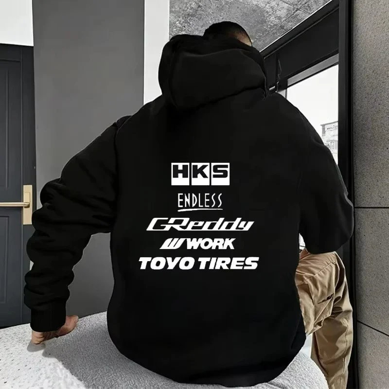 

Men Fashion Cool Hoodie Japan JDM Modified Car HKS ENDLESS Hoody Men Women Vintage Casual Sweatshirt Long Sleeve Pullovers