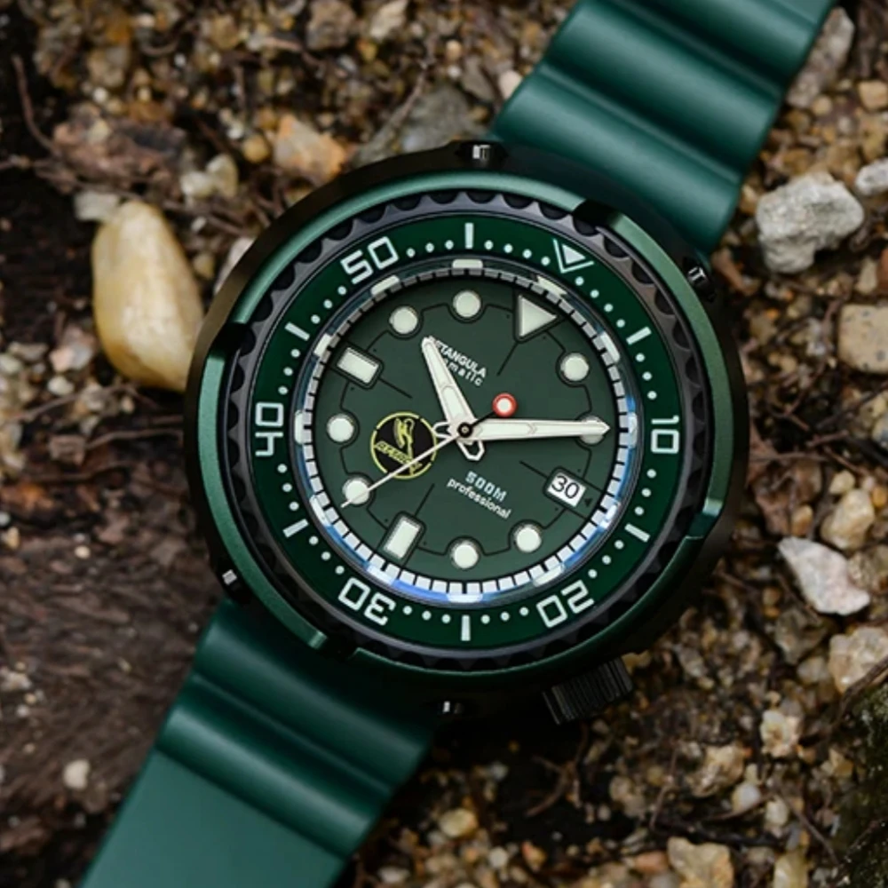 

RDUNAE 2025 New Men's Automatic Mechanical Watch NH35 R1ZK-II Luxury Sapphire crystal Waterproof Diving green watches for men