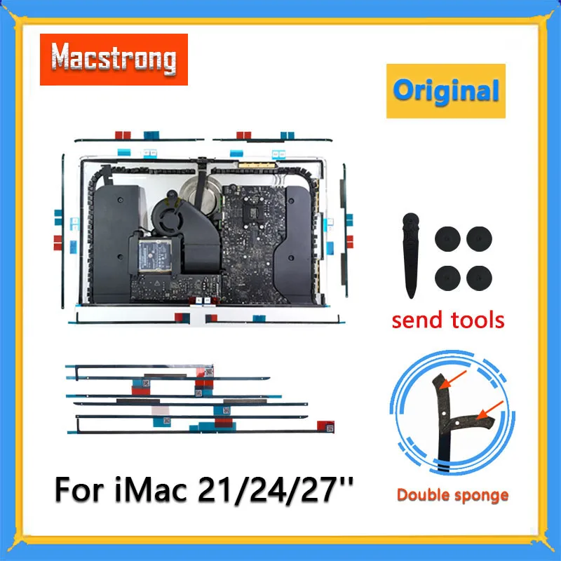 1/5Sets Original New A2115 A1419 Sticker 27'' for iMac 21'' A2116 A1418 Adhesive Strip 24'' A2438 A2439 LCD Display Tape