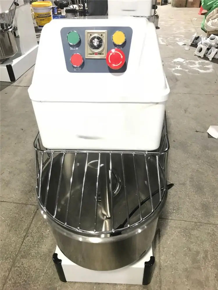 مخبز عجين الخبز الصناعي 100 لتر آلة خلط الدقيق سعة كبيرة سهلة التشغيل خلاط عجينة الخبز للبيع