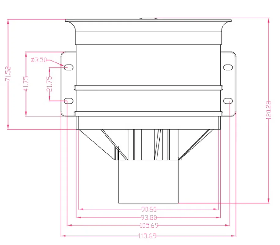 FMS model aircraft accessories 90mm 12 blade ducted powertrain system internal rotor motor aircraft model engine