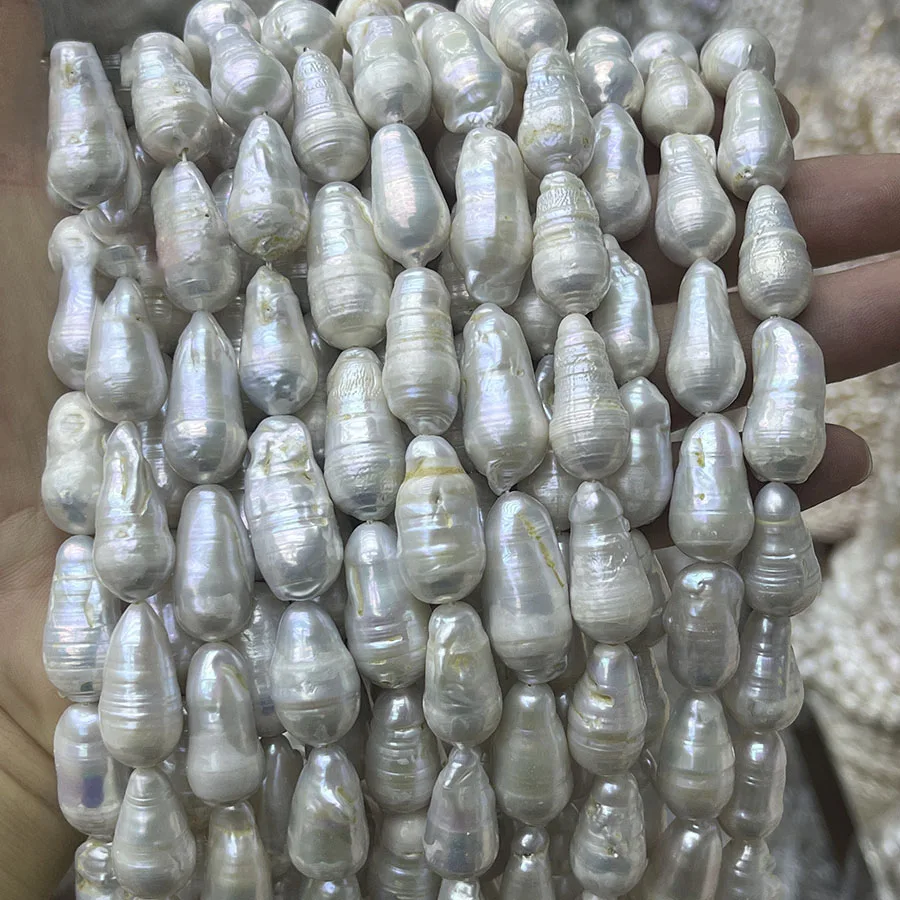 

Natural freshwater irregular shaped pearls with irregular Baroque loose beads