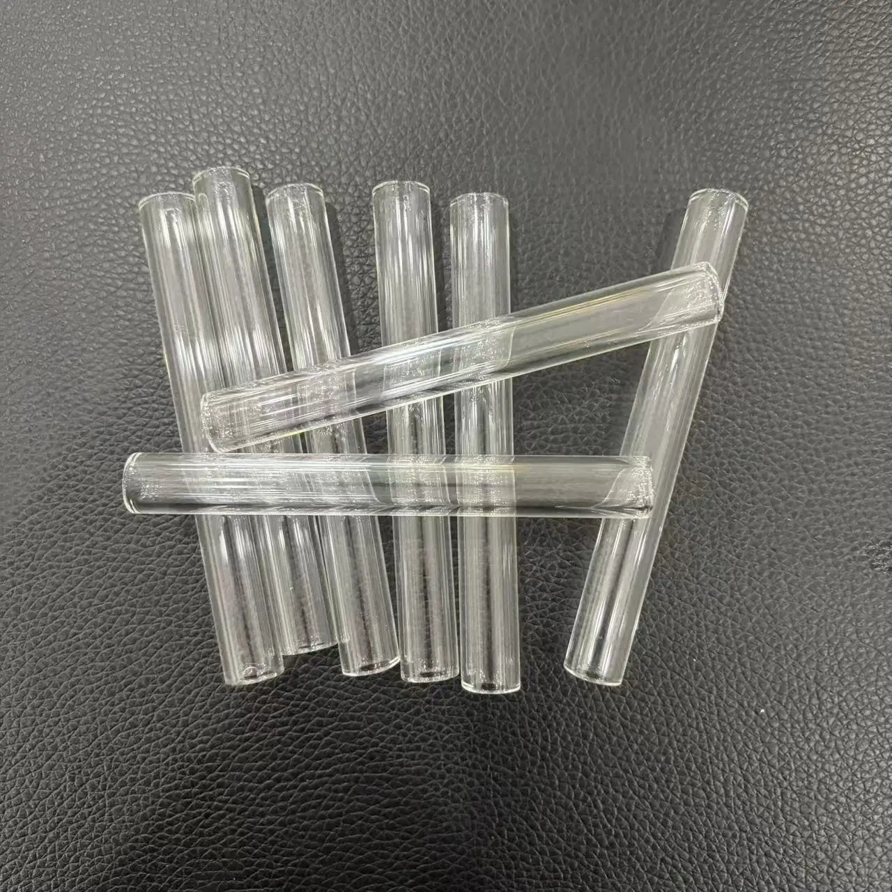 10pcs 4-Inch Reusable High Borosilicate Clear Glass Straws,Industrial Blowing Tubes for Art Craft Glass Pipes,Heat-Resistant view 2