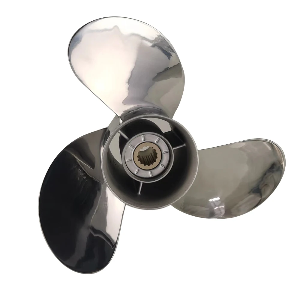 50-130 PS 13 'x 17 ''Edelstahl-Schiffs propeller für Yamah-Außenbordmotor