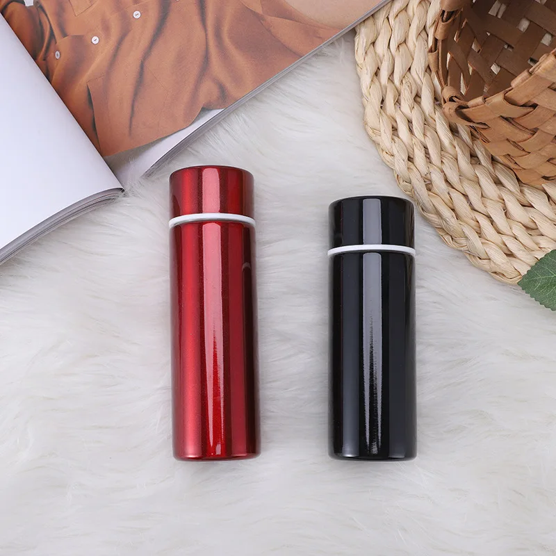 304 stainless steel pocket insulated cup creative small capacity mini straight body anti wolf cup gift cup with customizable log