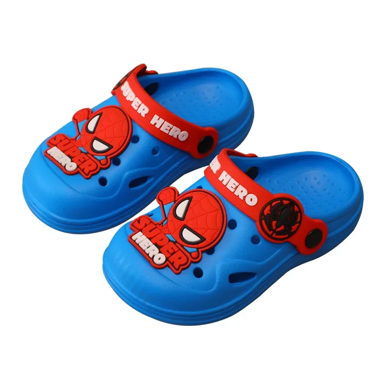 Children Summer Sandals Spiderman Beach Shoes Boys Girls Captain America Mickey Mouse Minnie Kids Slippers Baby Sandals Toddler