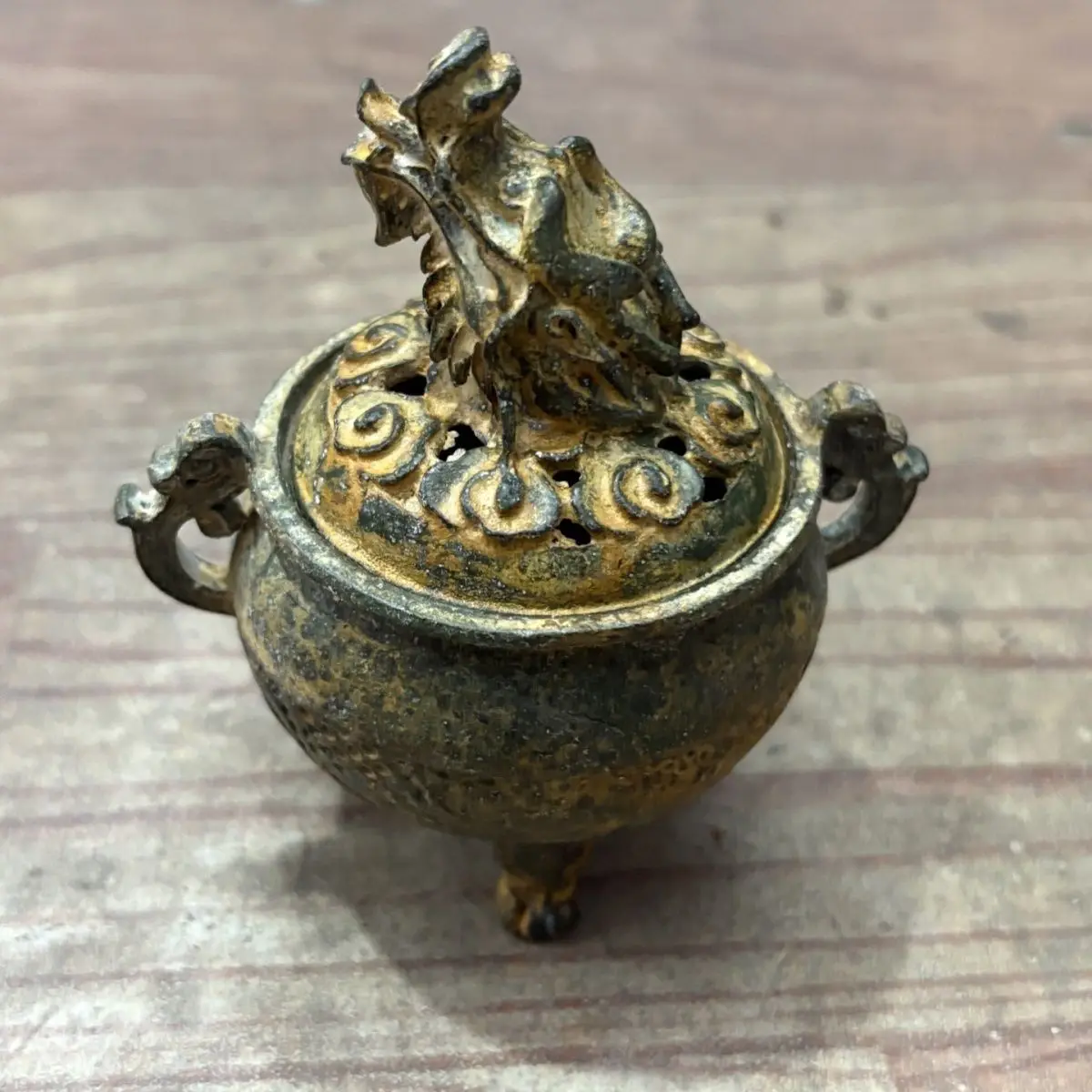 collection bronze ware green rust faucet furnace ornament home decoration jewelry collection ornament furniture use proc