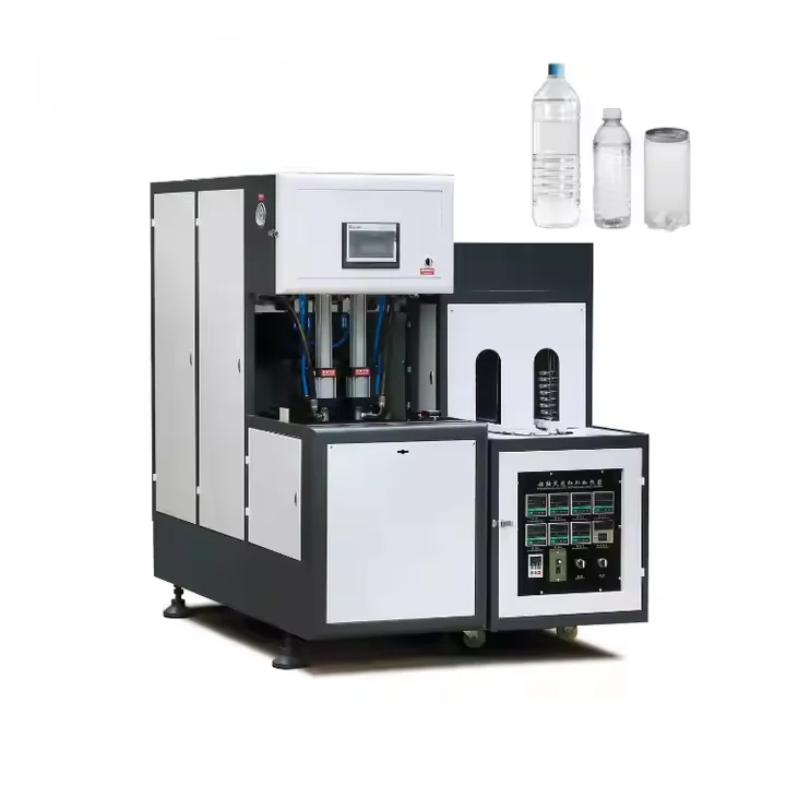 Semi Auto PET Stretch Bottle Blowing Machine PLC Pump Engine Bearing 300 800 Pcs H High Output Soplador PET