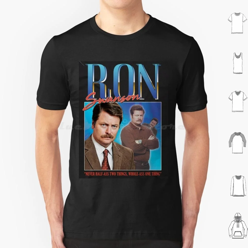 

Футболка для парков и отдыха Ron Swanson для мужчин и женщин, 6Xl