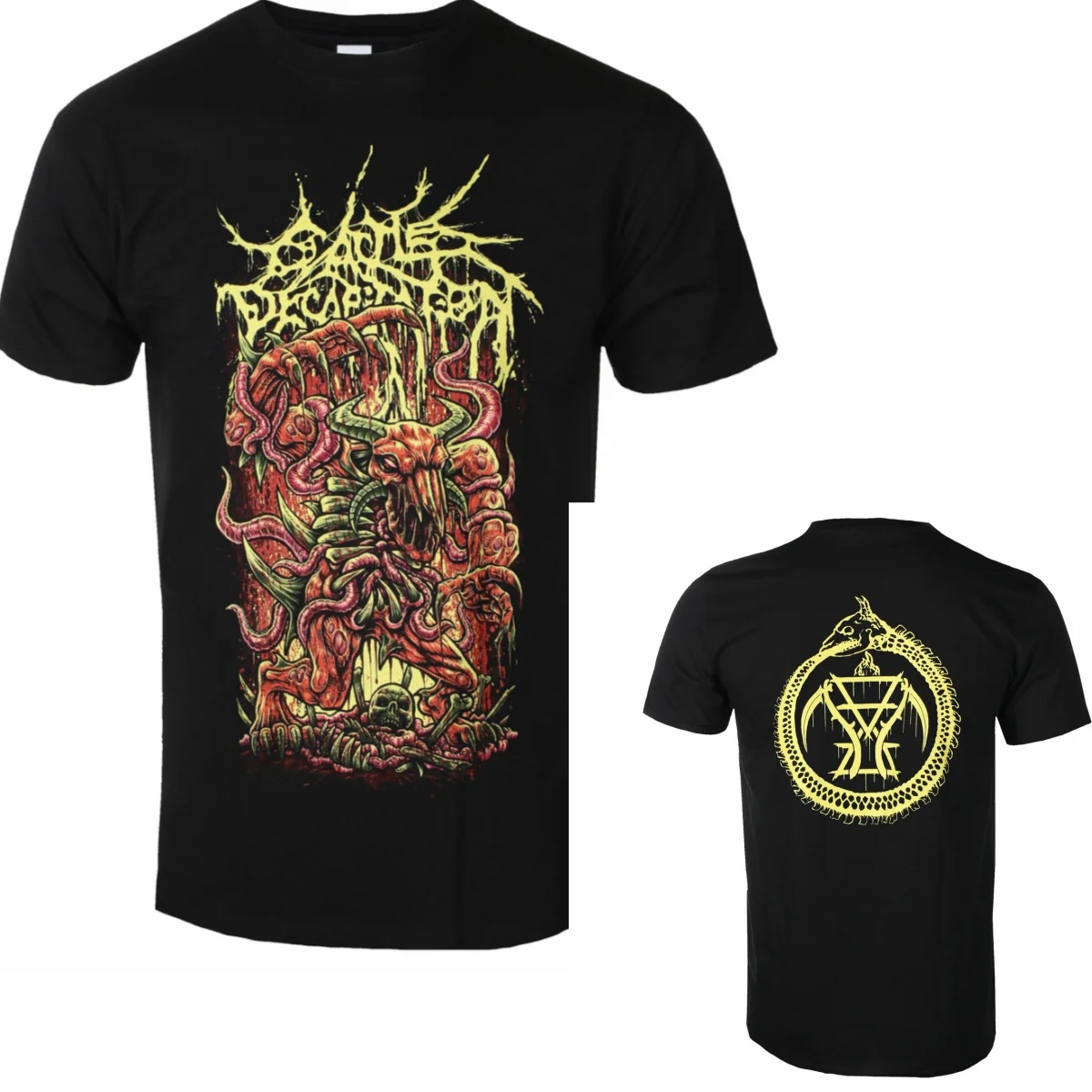 Cattle Decapitation Graphic Cotton Band T-shirt Unisex Summer Short Sleeve Fashion Brand Tee Luxury Casual Vintage Tees