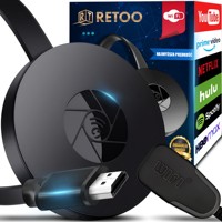 Wireless WIFI HDMI Adapter Mirrorscreen Chromecast Retoo HomeSmart 2 in 1 for TV