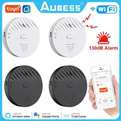 Tuya-Capteur de porte intelligent WiFi, détecteur de vibrations sans fil, capteur antivol, capteur d'alarme, vie intelligente, suppression de la vitre, 130dB