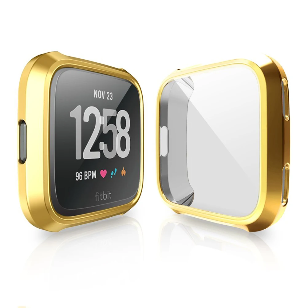 

Electroplating Protective Shell Lightweight Watch Case Fashionable Fitness Band Accessory Cover