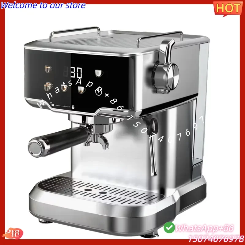 2026New style Factory 1350W Portable Stainless Steel Semi- Automatic Commercial 20 bar 2L Espresso Coffee Maker Machine