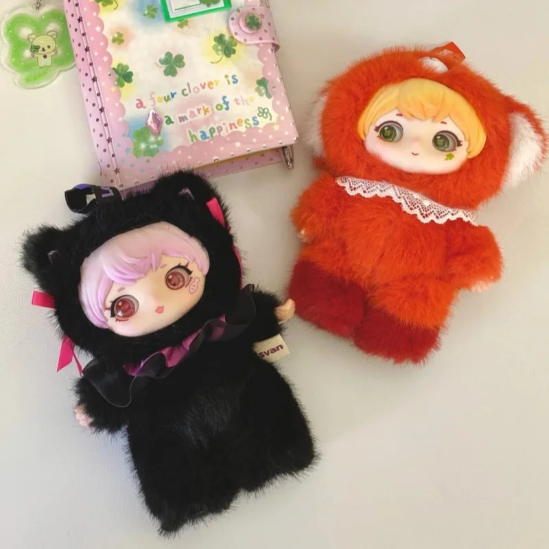 Em estoque genuíno letvan ziyuli animal festa série caixa cega figura saco pingente decoração kawaii moda boneca brinquedo presente da menina