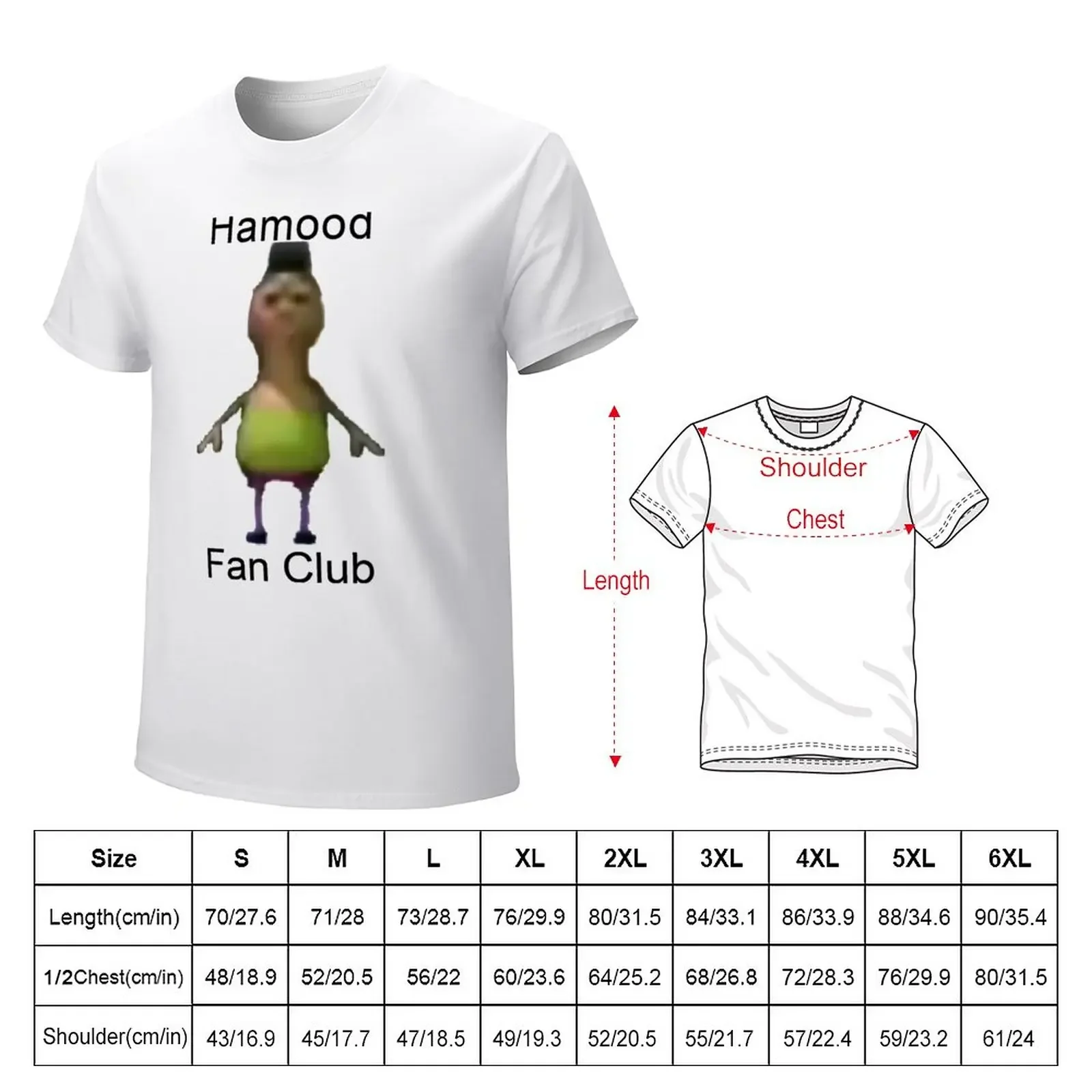 Hamood Fan Club T-Shirt vintage clothes animal prinfor boys shirts graphic tees mens vintage t shirts