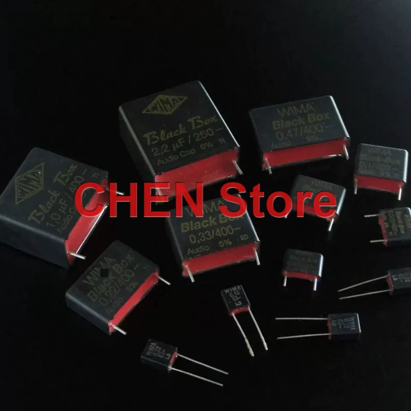 

2PCS/lot original WIMA Black Box 250V 400V 63V 0.022UF 0.047UF 0.15UF 0.22UF 0.33UF 0.47UF 1UF 2.2UF Capacitor Free Shipping