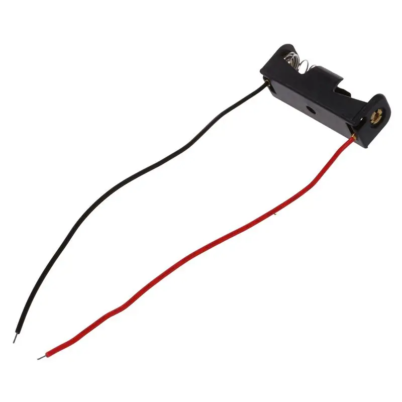 5 قطعة 4.3 "سلك يؤدي حافظة بطاريات سوداء فتحة حامل 1x12 فولت 23A/27A