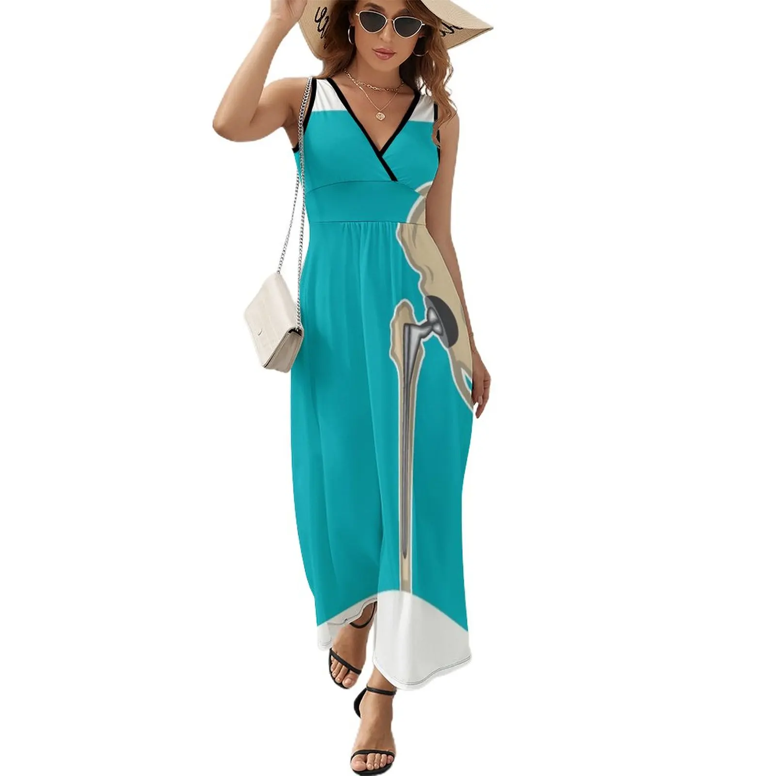 

Hip Joint replacement Sleeveless Dress long dresses for women dresses ladies 2024 summer