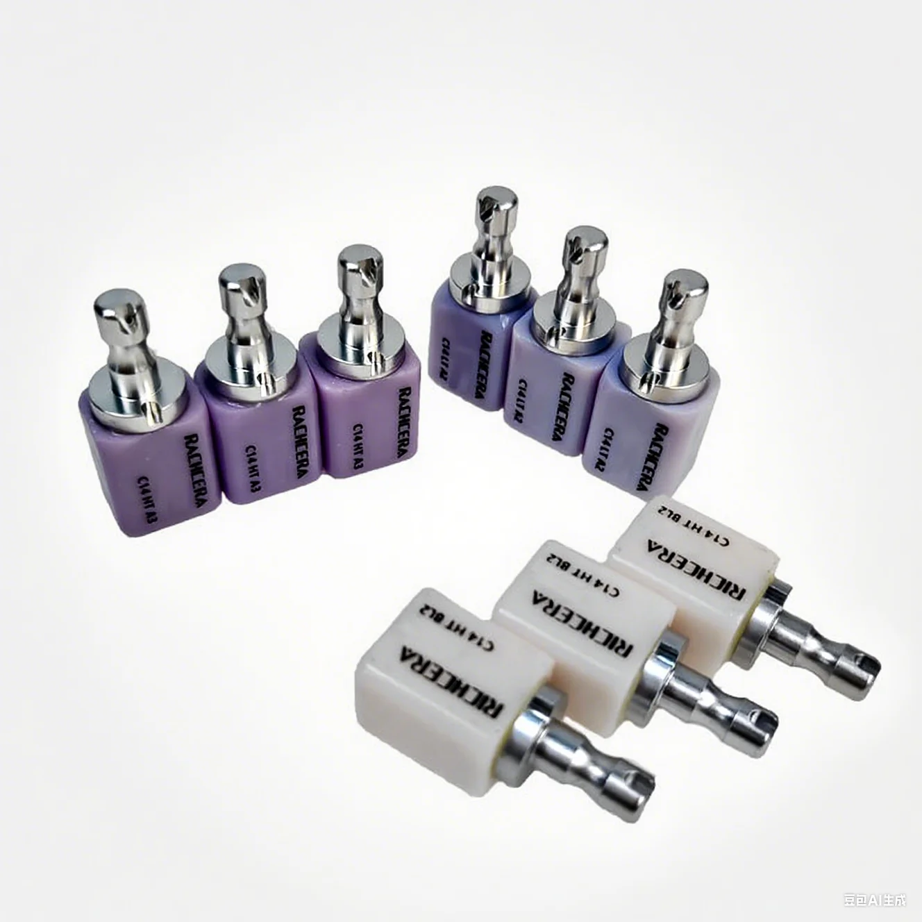 1 Piece Dental Glass Ceramic Blocks Lithium Disilicate B40 LT/HT CAD/CAM Dentistry Chairside Material Lab Tool Multi Color