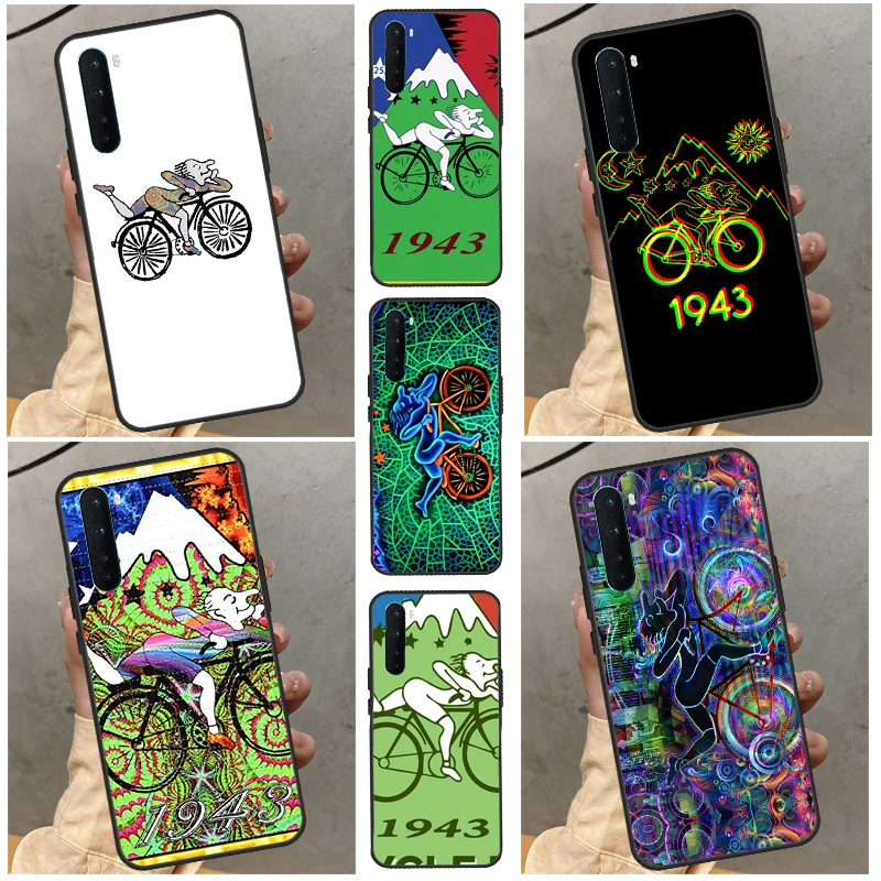 LSD Albert Hofmann Bicycle Day Case For Oneplus 10T 11R 11 9 10 Pro 8T 9R 9RT Ace Cover For Oneplus Nord N20 N10 2T CE 2 Lite