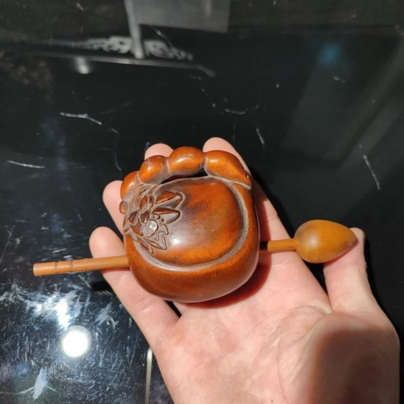 

Китайская деревянная статуя, резьба, скульптура Самшит, резной Будда, буддизм, молится