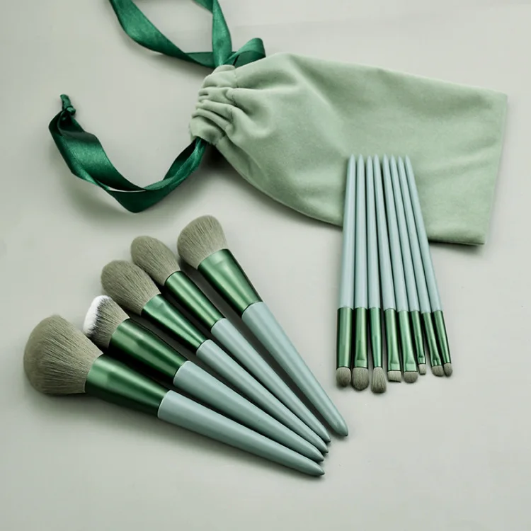 Makeup Brushes 13pcs Set Super soft and quick-drying brushes blush and eyeshadow brushes Beauty Tools Set