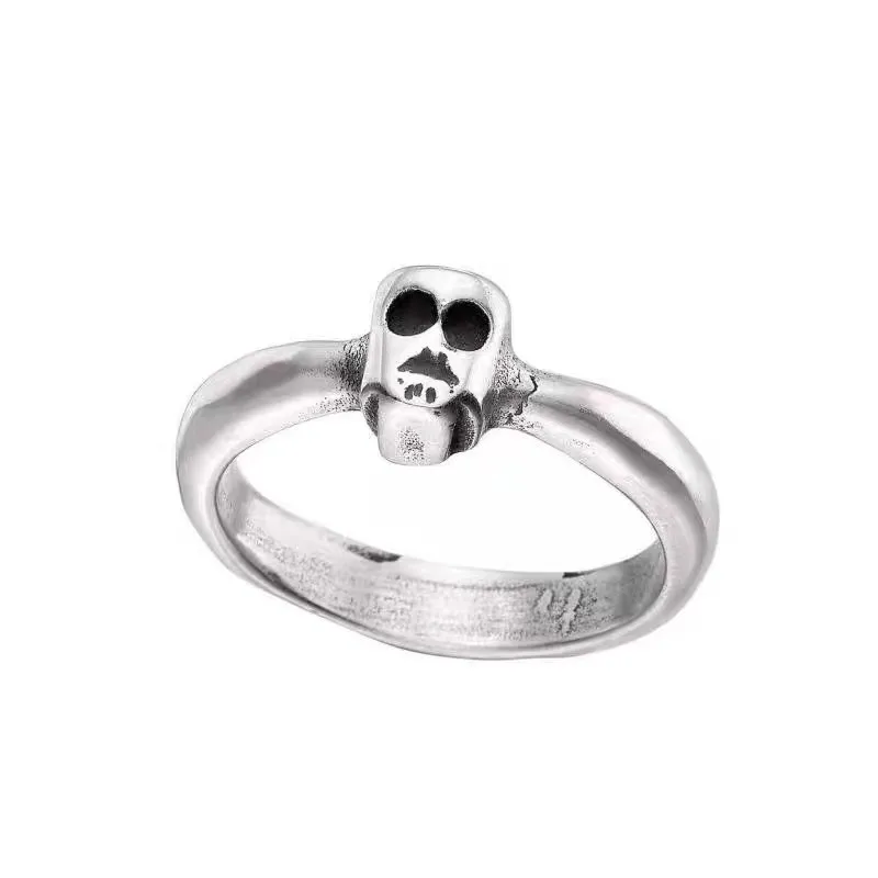 

2026 new best-selling niche popular Uno creative design skull ring, suitable for daily matching