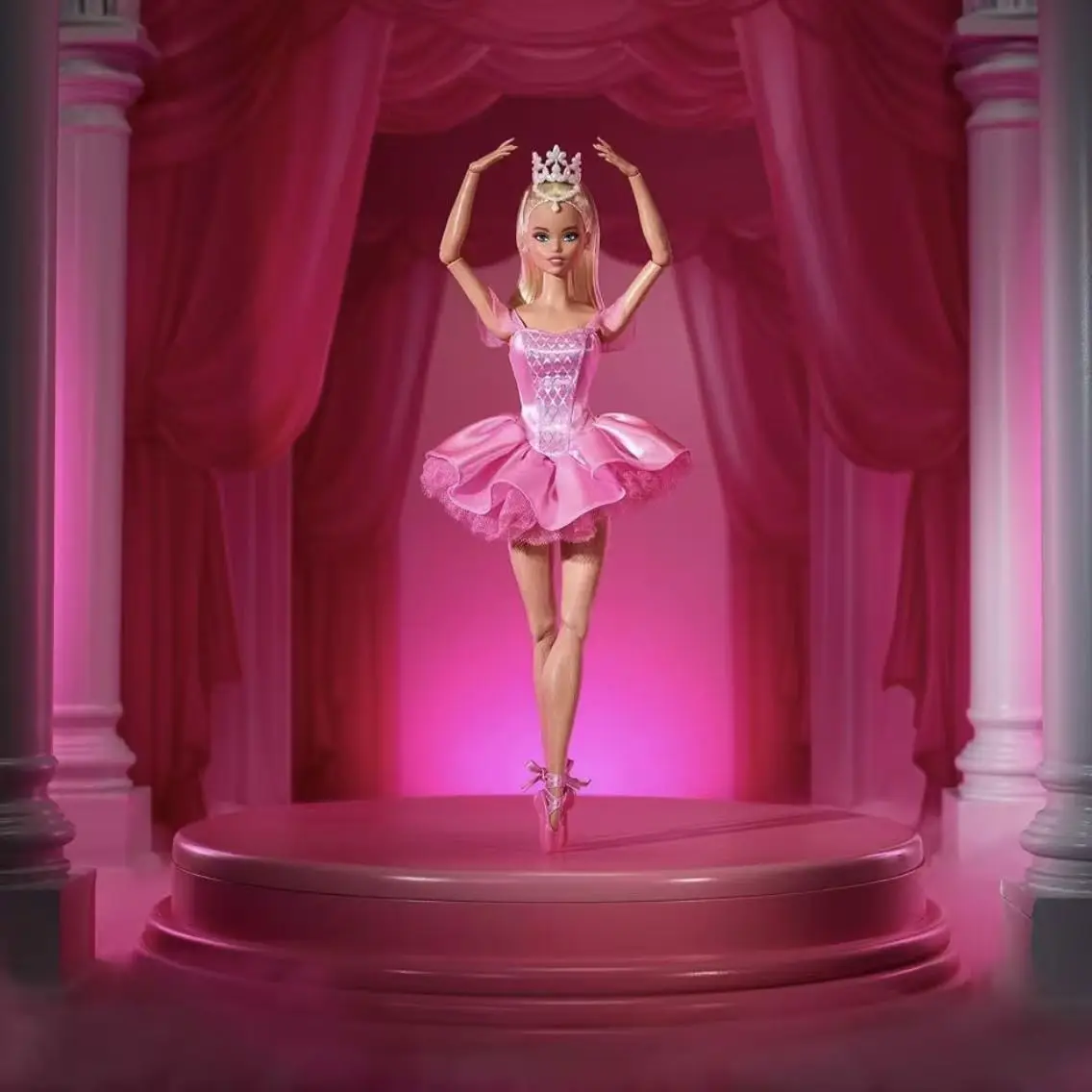 

Barbie Signature Ballet Wishes Doll Premium Collectible Edition Adult Gift Posable Joints Pink Tutu