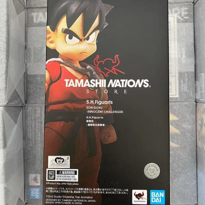 Small Son Goku SHF TNT Limit  Innocent Challenger Dragon Ball Is Movable Peripheral Ornaments Bandai Banpresto Anime Figure Doll