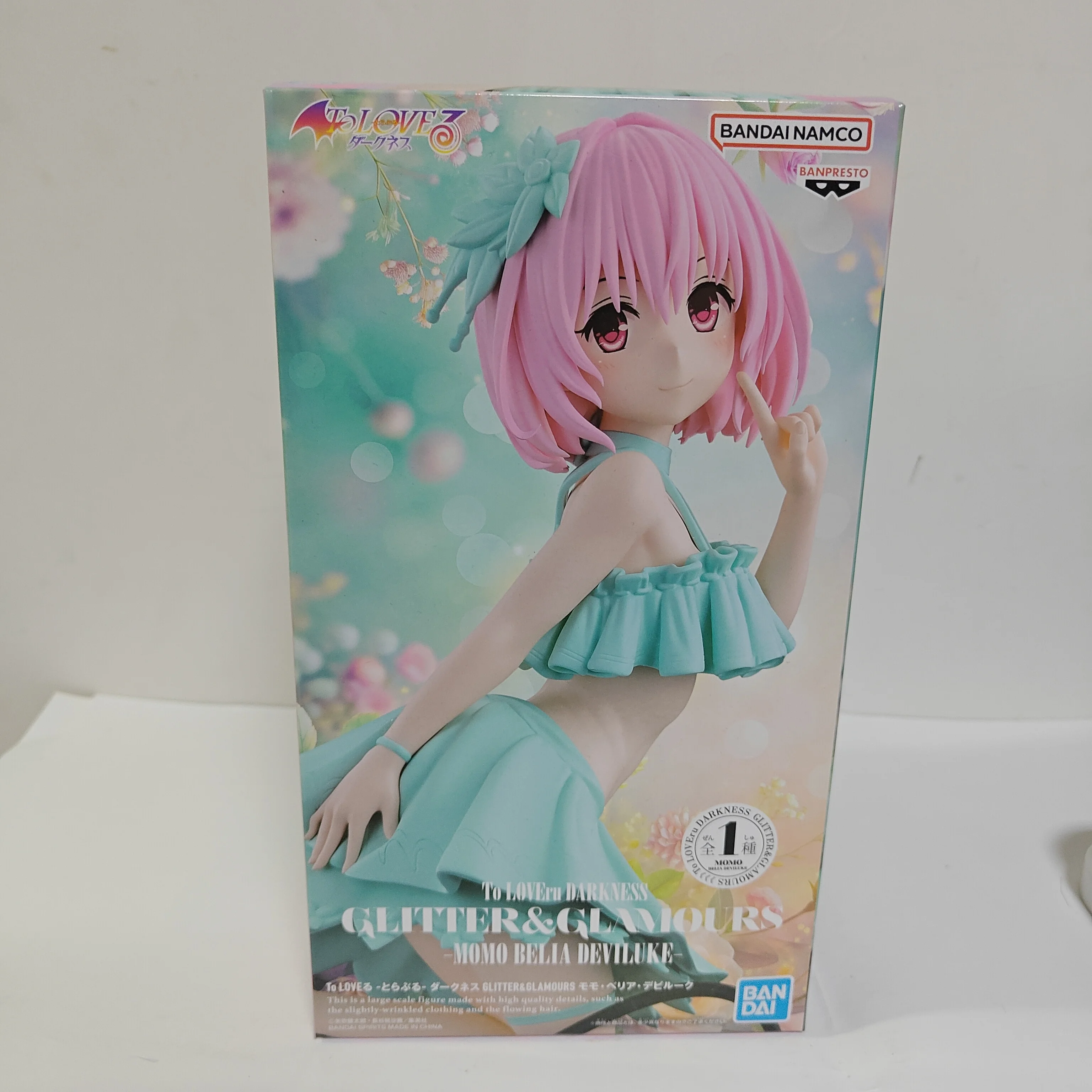 

Оригинальные фигурки BANDAI To Love-Ru Darkness GLITTER GLAMOURS: Момо Белия Девилюк, Лала Саталин, ПВХ-фигурки, модели