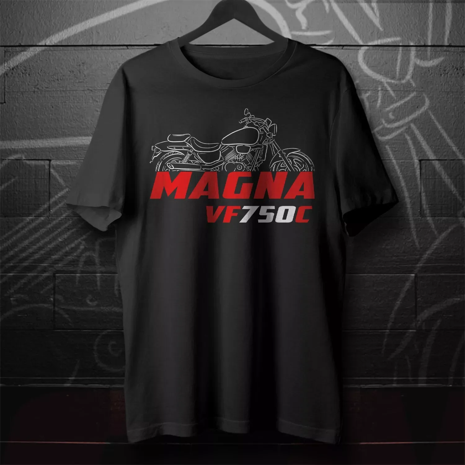 

VF750C Magna & Super Magna & V45 1982-2003 Motorcycle T shirt Graphic Casual Summer Short Sleeves 100% Cotton Cool Tee