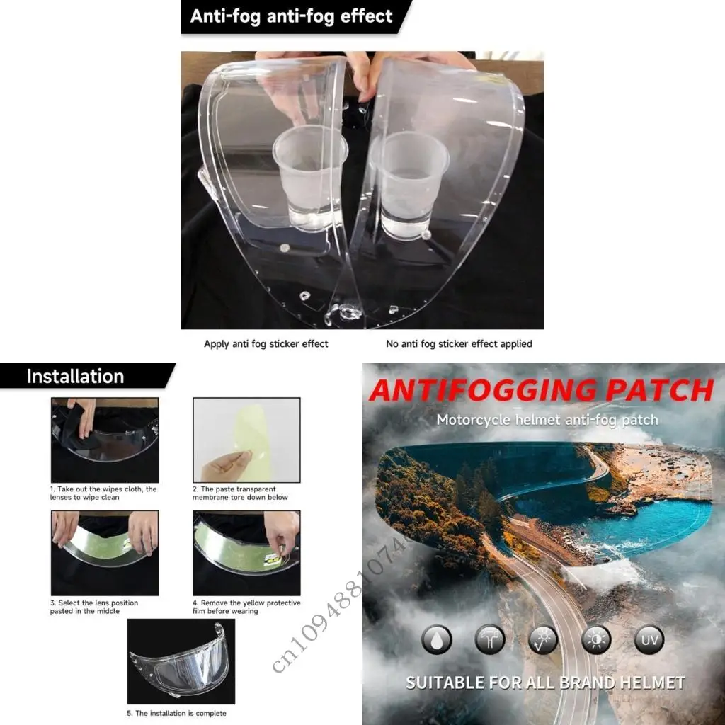 

Противотуманная пленка ТПУ для козырьков шлема FF908 обеспечивает длительную защиту