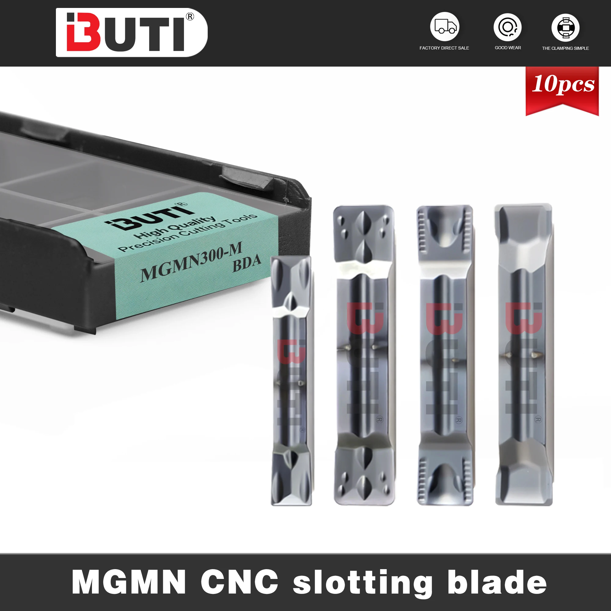 

CNC lathe Grooving Blade MGMN150-G MGMN300-M MGMN400-DR MGMN500-M-04-R MGMN Series General Material Blade Grooving Cutting Tool