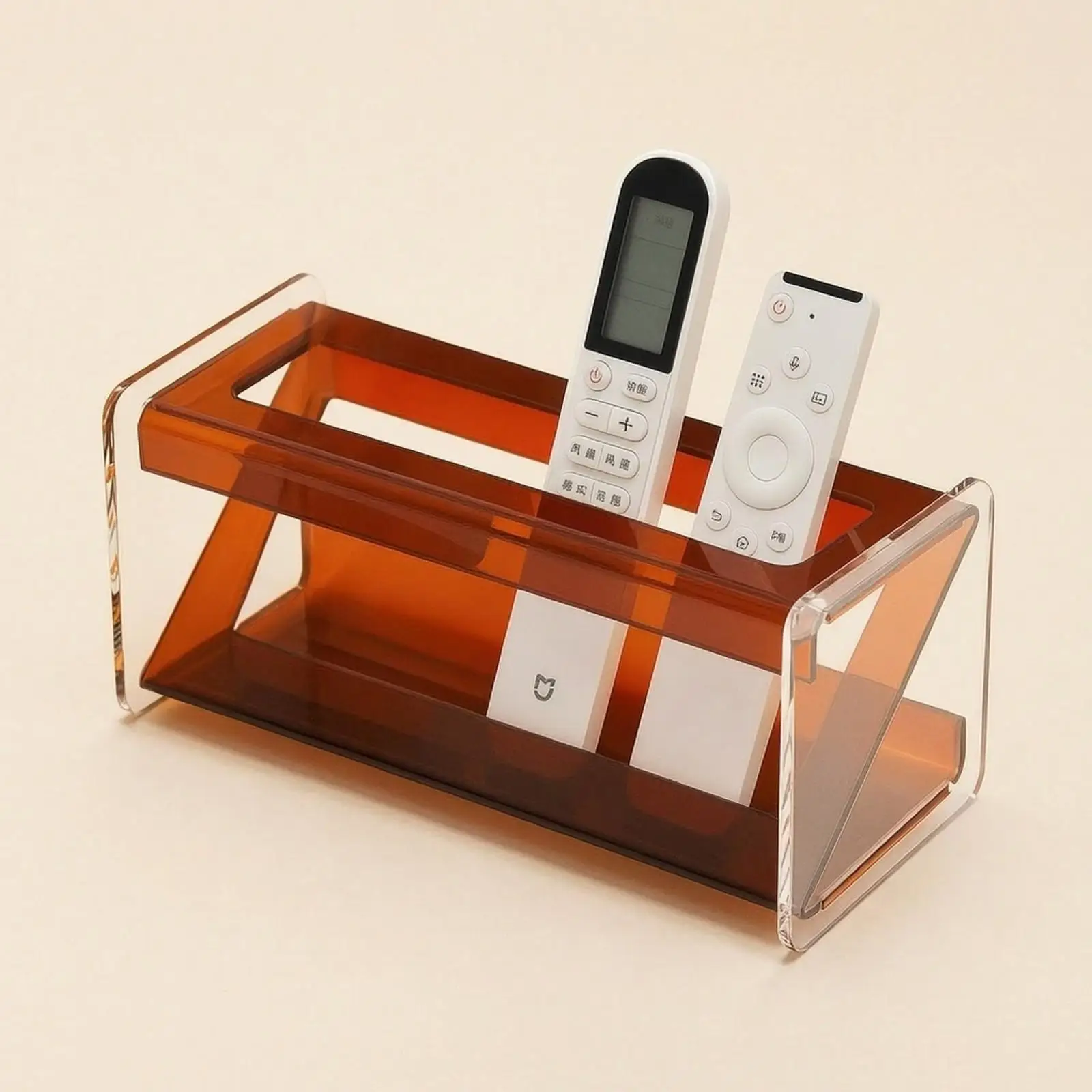 Freestanding Desktop Organizer with Open Storage Compartment No Installation