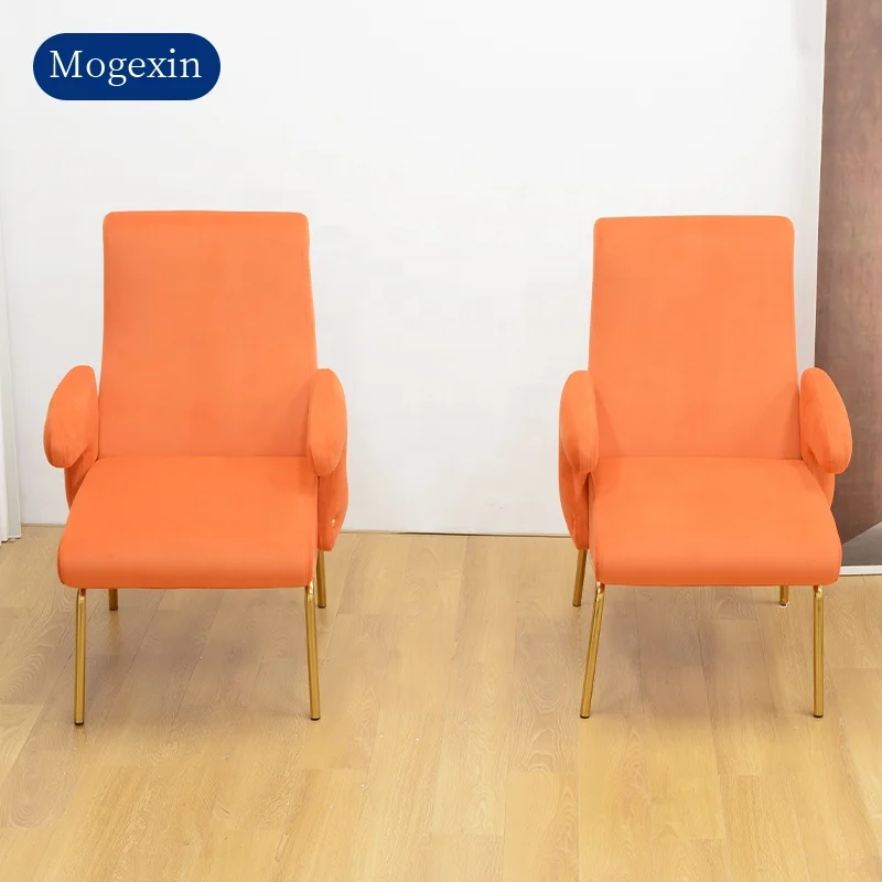 Modern Classic Single Sofa Chair For Bedroom And Living Room High Wing Back Leisure Lounge Furniture Flat Seat Wingback Chair