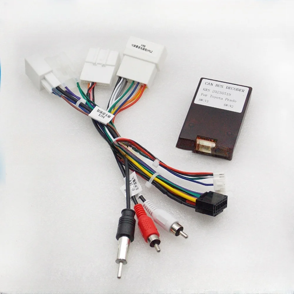 سيارة الأسلاك تسخير محول Canbus صندوق TX/IEBUS مكبر للصوت فك لتويوتا بريوس برادو هارير لكزس RX كامري فينزا