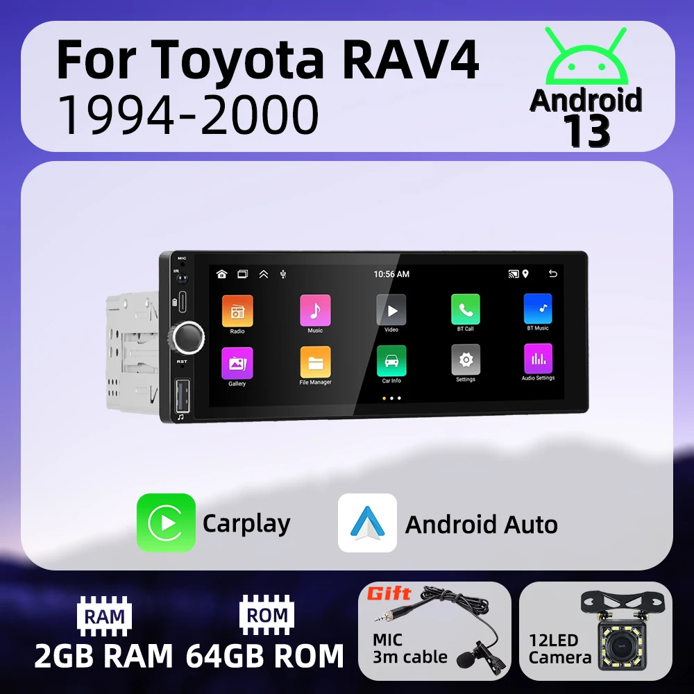 1Din Carplay Androi… - image