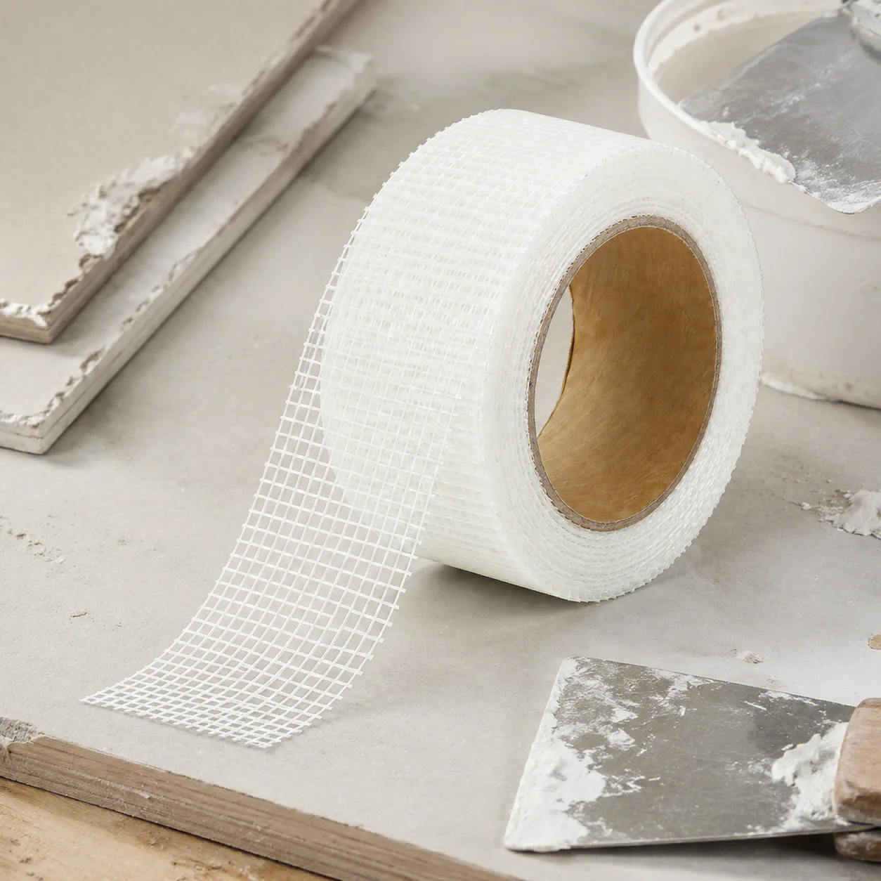 1 Roll 30M Glass fiber self-adhesive mesh tape wall crack Repair thermal insulation Decorative Mesh Seam Tape
